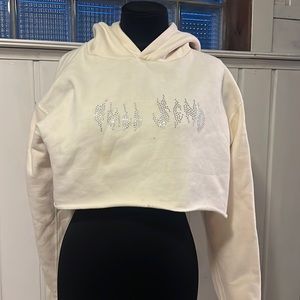 Full send crop sweater